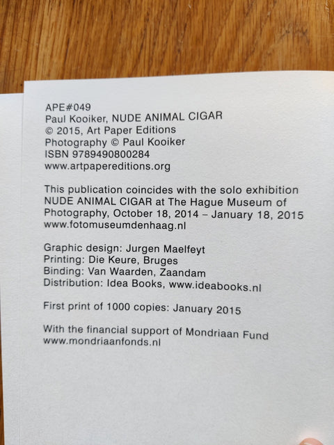 Nude Animal Cigar - Setanta Books
