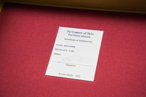 Parliament of Owls Portfolio Box - Setanta Books