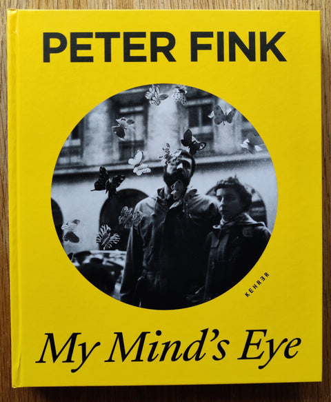 The photography bookcover of My Mind's Eye by Peter Fink. In hardcover yellow.