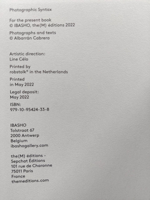 Photographic Syntax - Setanta Books