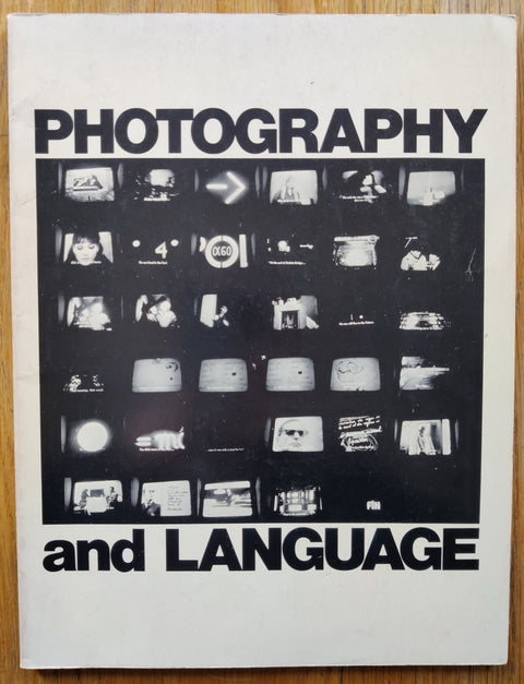 THE PHOTOBOOKS OF Photography and Language by Lew Thomas. In softcover white.