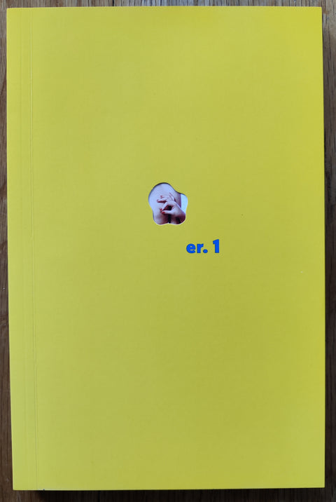 The photobook cover of Experimental Relationship (1st) by Pixy Liao. In softcover yellow. Signed.