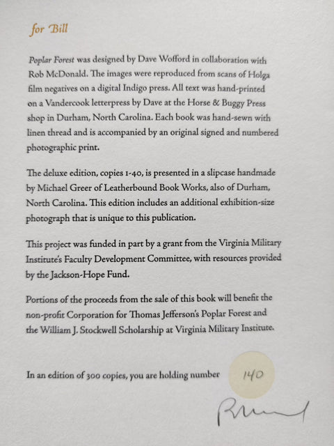 Poplar Forest - Setanta Books