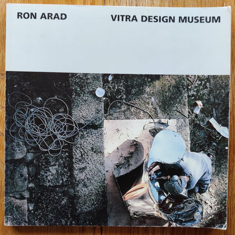 The art catalogue cover of Vitra Design Museum by Ron Arda. In softcover white.