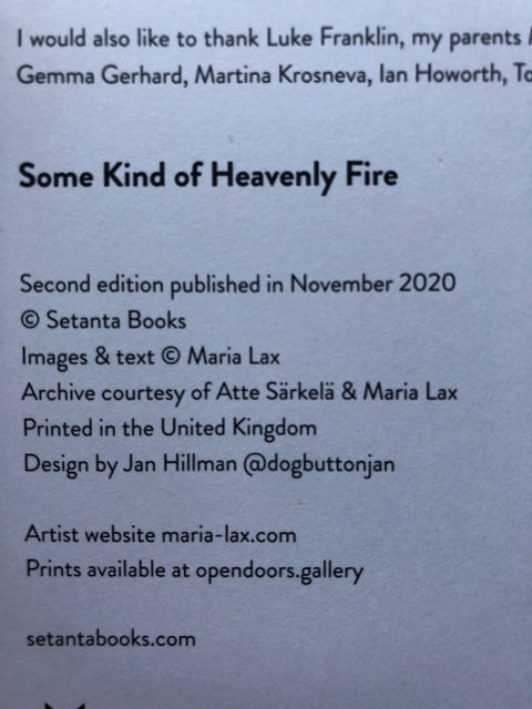 Some Kind of Heavenly Fire - Special Edition (3 Print Options) - Setanta Books