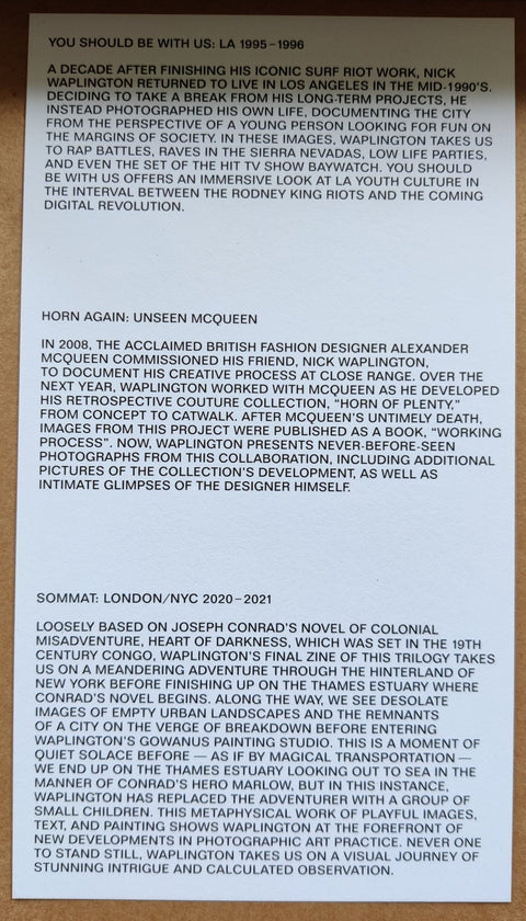 Sommat/You Should Be With Us: LA 1995 - 1996/Horn Again - Setanta Books
