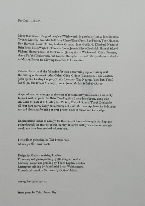 The Brooks Press of Wirksworth
