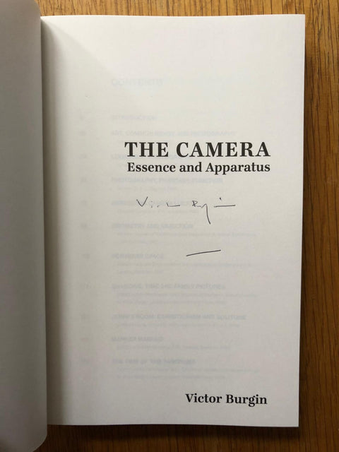 The Camera: Essence and Apparatus - Setanta Books
