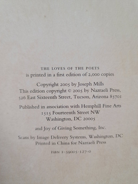 The Loves of The Poets - Setanta Books