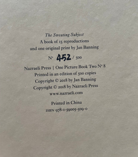 The Sweating Subject (One Picture Book) - Setanta Books