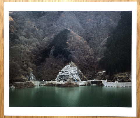 The print for Landscape 2 by Toshio Shibata. Hardback book in dark grey. Signed print and photobook.