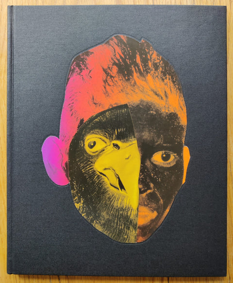 The photography book cover of Afterlife by Vasantha Yogananthan. Hardback in black with colourful image of half bird half man. Signed.