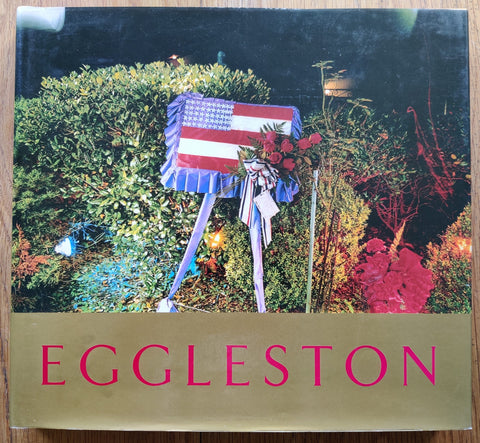 The photography book cover of Ancient and Modern by William Eggleston. In dust jacketed hardcover. Signed by William Eggleston.