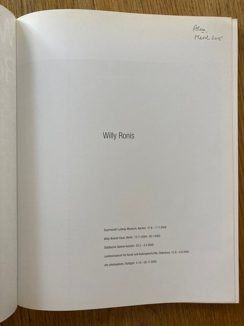 Willy Ronis: La Vie en Passant - Setanta Books