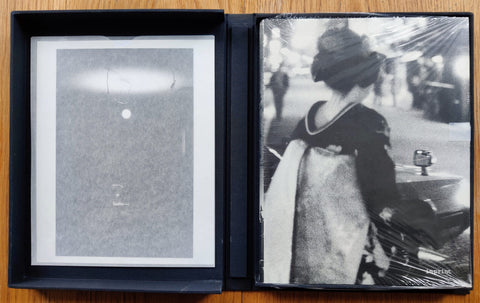 The photography book cover of Imprint by Yuichi Hibi. Hardback housed in dark blue/black clamshell box. Signed.
